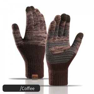 Unisex սենսորային էկրանով ձեռնոցներ Ձմեռային տաք ձեռնոցներ պահող ջերմ