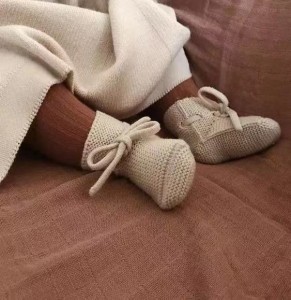 Primum ambulatories Crochet Shoes Knitted calidum hiems