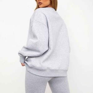 Übergroße Sweatshirts mit Rundhalsausschnitt für Herren und Damen aus 100 % Baumwolle