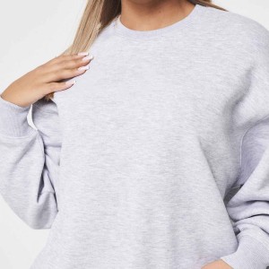 Suéteres oversized 100% algodão masculino e feminino com gola redonda