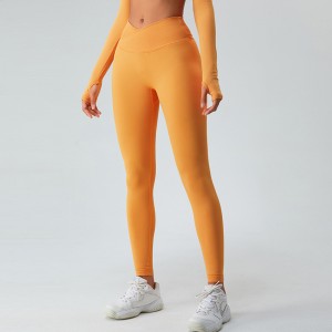 Обтягуючі штани для йоги Жіночі легінси для бігу із завищеною талією
