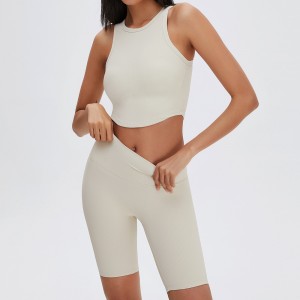 quick-drying fitness yoga wear nude yoga vest