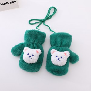 Нови бебешки ракавици со топли полни прсти обложени со руно