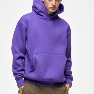 Streetwear Preveliki bombažni težki puloverji s kapuco