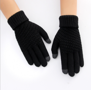 Unisex rukavice za zaslon osjetljiv na dodir Rastezljive pletene vunene rukavice od kašmira
