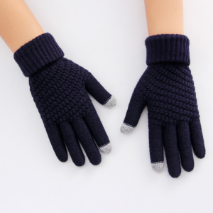 Unisex rukavice s dotykovou obrazovkou Stretch pletené vlnené kašmírové rukavice