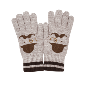 冬のメンズニット手袋