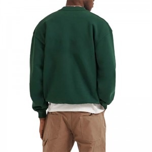 Schlichtes individuelles Sweatshirt mit Rundhalsausschnitt aus 100 % Baumwolle