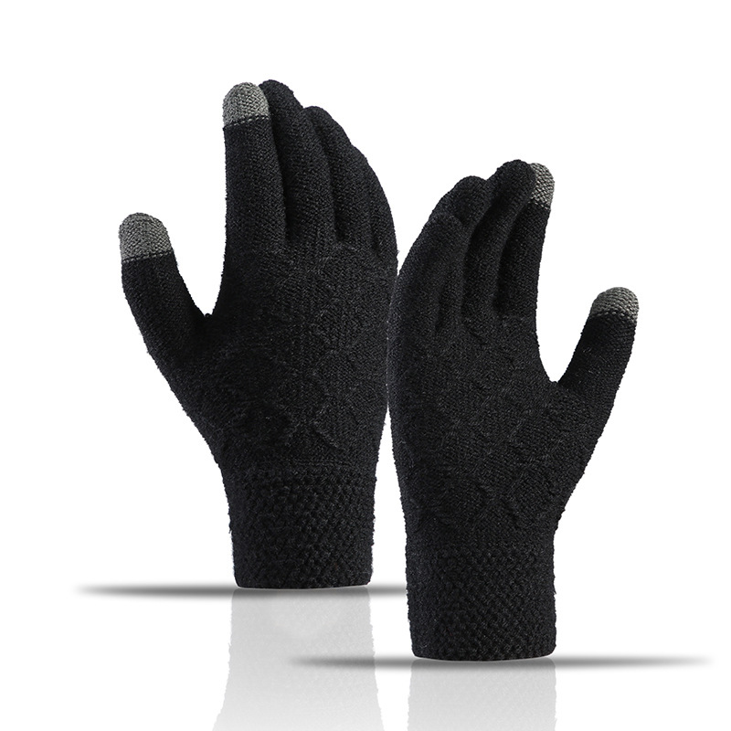 Warm Knit Sports Anti slip  Gloves