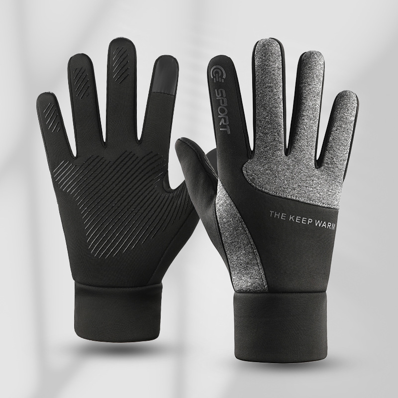 Персонализирани топли ръкавици за спорт на открито, неплъзгащ се сензорен екран