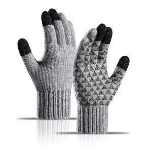 Unisex Winter Cold Riding Sport Gloves ដែលមានគុណភាពខ្ពស់ ស្រោមដៃរោមចៀម