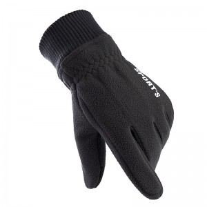 Men winter warm cycling sports driving warm touch screen gloves