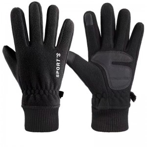 Maßgeschneiderte warme, wasserdichte Touchscreen-Sport-Fleece-Handschuhe für den Winter
