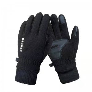 Pánske zimné zateplené cyklistické športové šoférske rukavice s dotykovým displejom