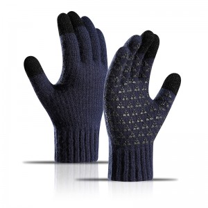 Unisex Winter Cold Riding Sport Gloves ដែលមានគុណភាពខ្ពស់ ស្រោមដៃរោមចៀម