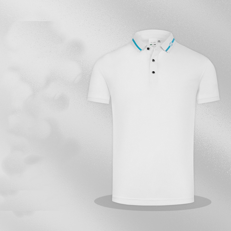 Dizajni i këmishave me polo me logo 100% pambuk me porosi, bluza moderne me mëngë me përshtatje klasike