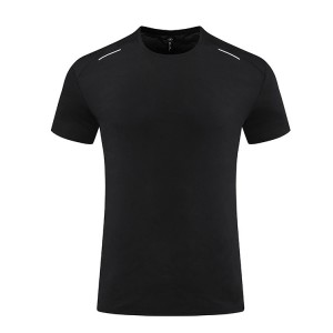 Pustende Sportsskjorte Herre Dame Fitness Løpe T-skjorter Hurtigtørkende T-skjorte
