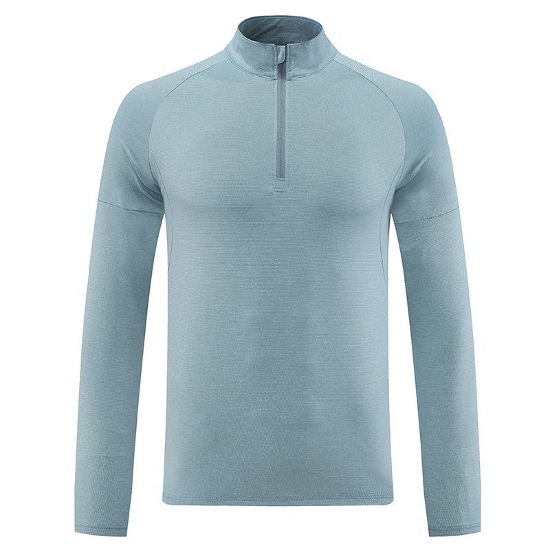 Light weight men Slim Fit Breathable Sports Wear for me gym Jackets with Half Zip Top