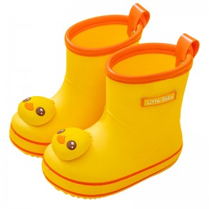 Children cute waterproof Rain Shoes kids rain boots cartoon animal swimming rain boots