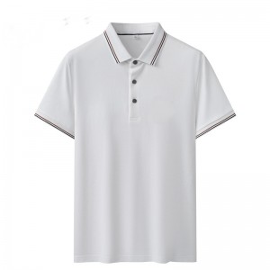 Özel katı kısa kollu Polo gömlek gündelik erkek tişörtü