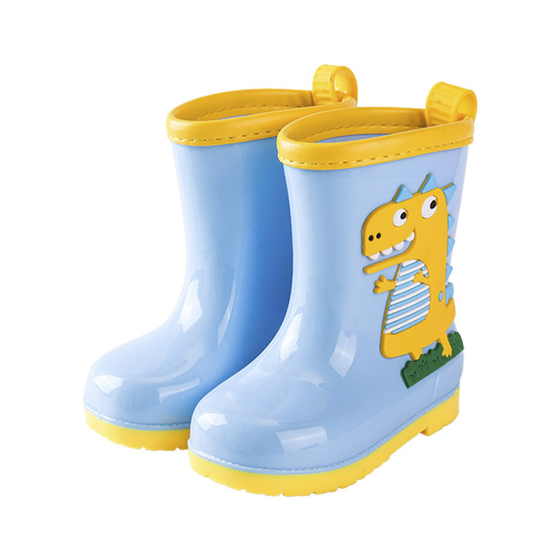 Cute dinosaur patterns Waterproof Toddler Girls Wellies Children Rain Boots Kids