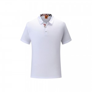 Camiseta blanca al por mayor de alta calidad del polo del polo del algodón
