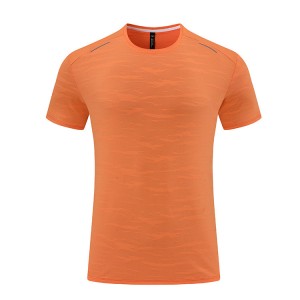 Breathable Sport Shirt Banna Basali ba Fitness Ho Running T Shirts Ho Omisa T-Shirt ka Potlako