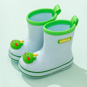 بچوں کے پیارے پنروک بارش کے جوتے بچوں کے بارش کے جوتے کارٹون جانوروں کی تیراکی کے بارش کے جوتے