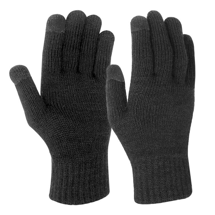 men warm hand knitted touch screen gloves - Hangzhou Aidu Trading Co., Ltd.