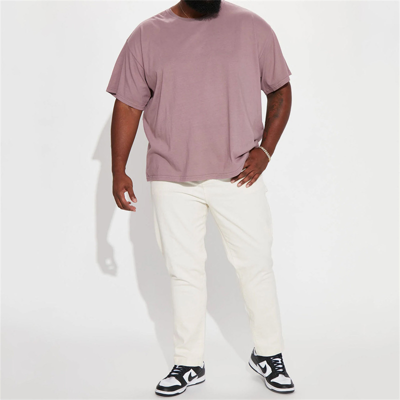 Moška mehka udobna majica velike velikosti po meri