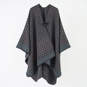 Winter scarfs shawls solid color plain jacquard for women