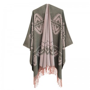 women blanket bohemian poncho shawl