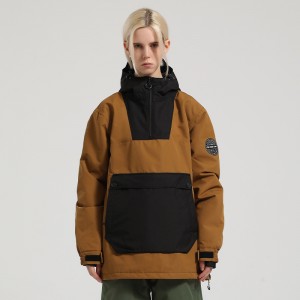 Αδιάβροχο μπουφάν σκι Αντιανεμικό χειμερινό μπουφάν με ρούχα πεζοπορίας