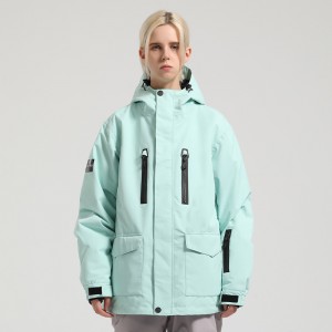 Unisex เสื้อแจ็คเก็ตสโนว์บอร์ด Windbreaker เสื้อแจ็คเก็ตหิมะกันน้ำ