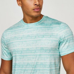 Custom Colorful Men Oversized T Shirt Comfortable lightweight Breathable  90% Polyester 10% Elastane Active Wear