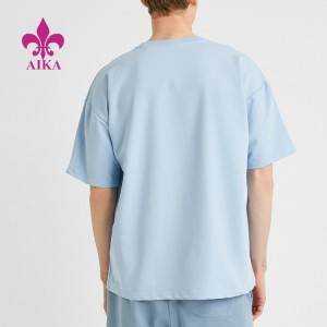 2021 Summer Clothing 100 Cotton Plain Crew Neck Blank T Shirt Custom Printing For Men