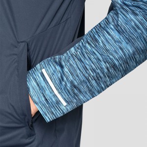 Digital Printing Men Jackets Reflective Heat Transfer Logo 100% Polyester Quick Drying Wholesale