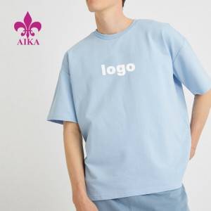2021 Summer Clothing 100 Cotton Plain Crew Neck Blank T Shirt Custom Printing For Men