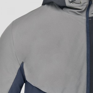 Men Contrast Colors Windbreaker Jackets 100% Polyester Woven Fabric Custom Logo Hot Sales