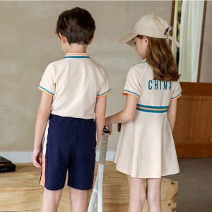 2024 Summer Kindergarten Sportswear Two-Piece Set Uniforms British Style Class School Uniform