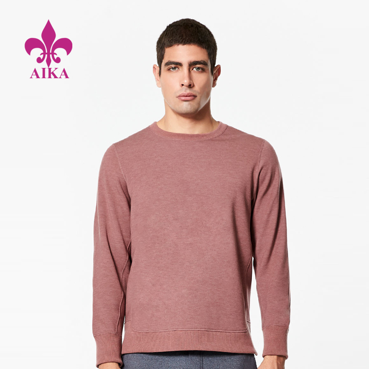 OEM Factory for Men Sweatshirt- New Arrival Men Sports Wear Training Design Oversize Breathable Warmth Running Sweatshirt – AIKA