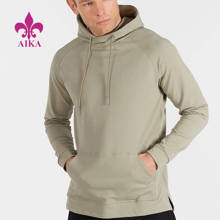 Factory wholesale Sports Fitness Pants - Customized Logo Design Pullover Sweater Compression Gym Wear Blank Cotton Hoodies For Men – AIKA