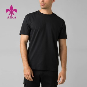Logo Custom Wholesale Workout Clothing Running Sports Men Short Sleeves Plain T Shirts