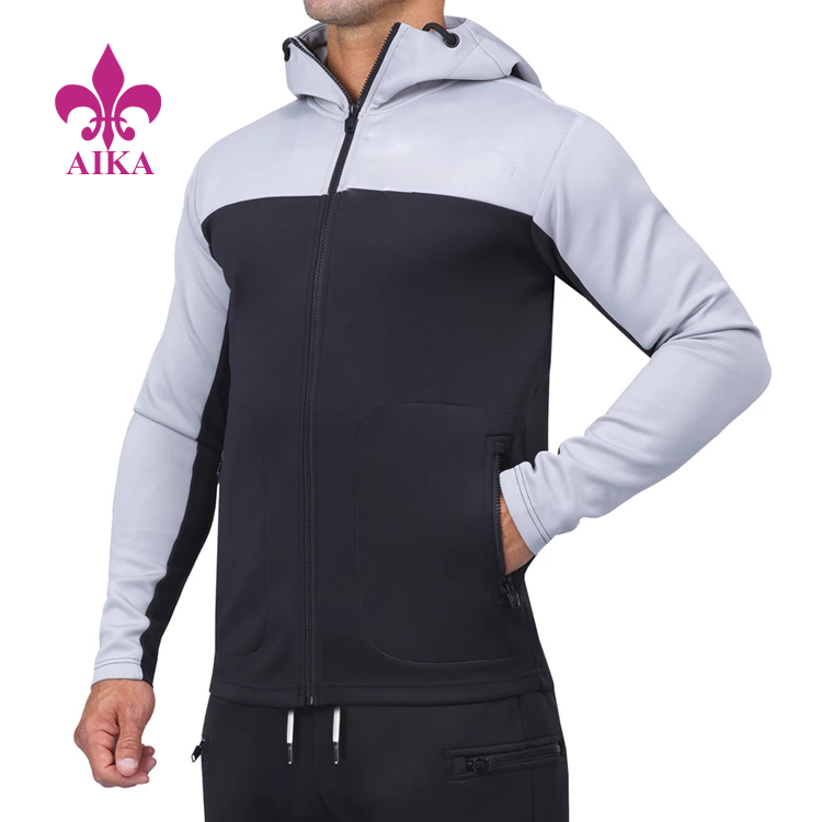 China wholesale Men T Shirts - Mens Sports Clothing Custom Winter Sweatshirts Compression Gym Hoodies For Mens Wear – AIKA