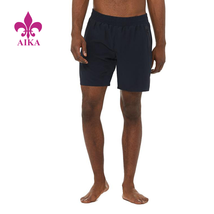 OEM Customized Fitness Wear - New Custom Advence 2-in1 Design Double Layer Mesh Inside Sports Gym Shorts for Men – AIKA