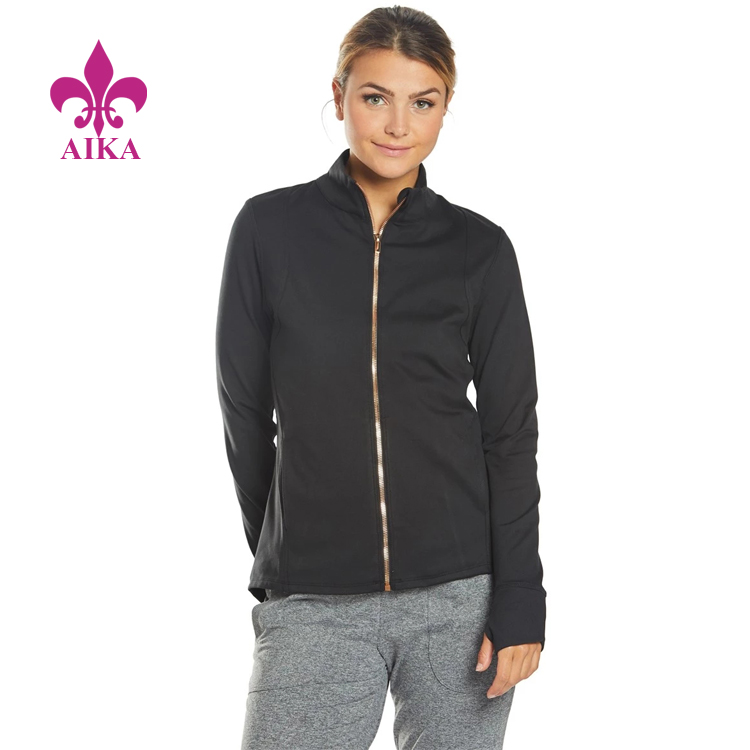 Ordinary Discount Sports Bra - Wholesale Women Yoga Wear Slim Fit Keep Warm Thumbhole Full Zip After Yoga Jacket – AIKA