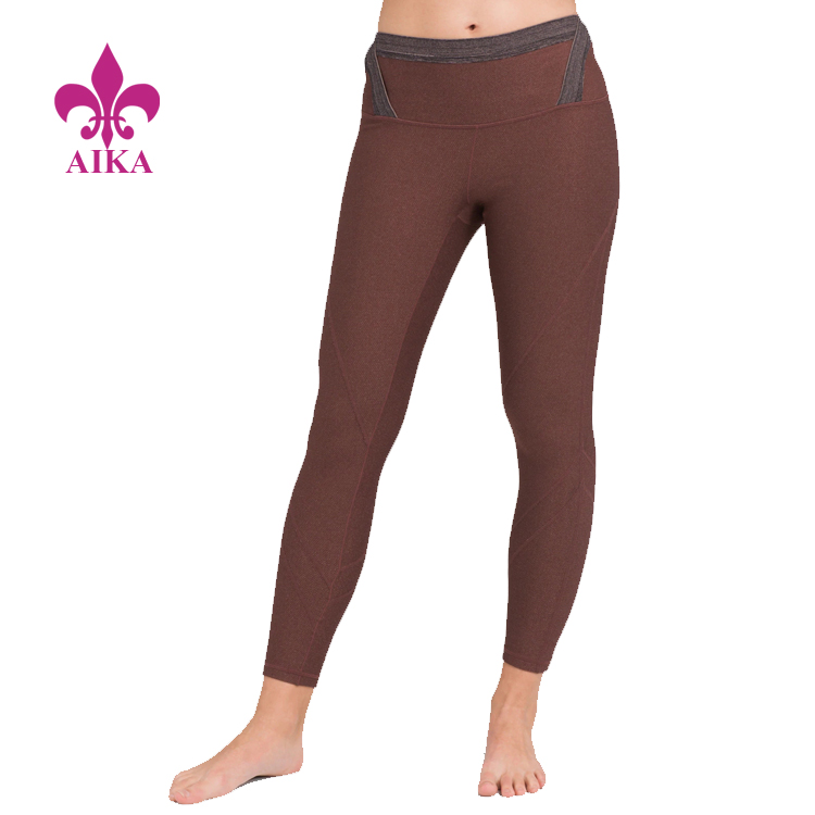 OEM/ODM Supplier China Sportswear Supplier - Low MOQ Fitness Gym Tights Wear Custom Waistband Design Leggings Women Wholesale Yoga Wear – AIKA