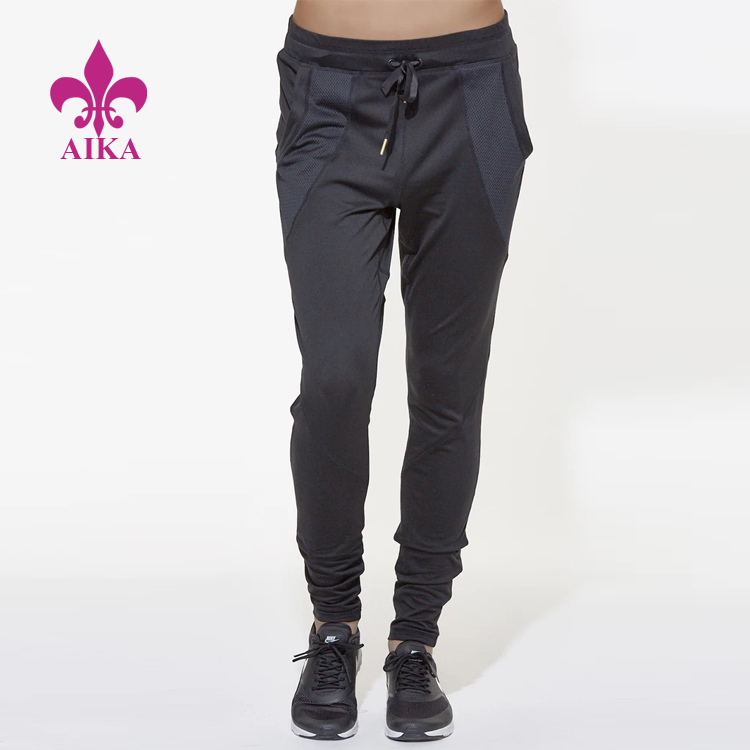 Big Discount Custom Sports Bra - Women Gym Clothes Basic Style Outer Mesh Pocket Soft Jersey Pants Sports Joggers – AIKA