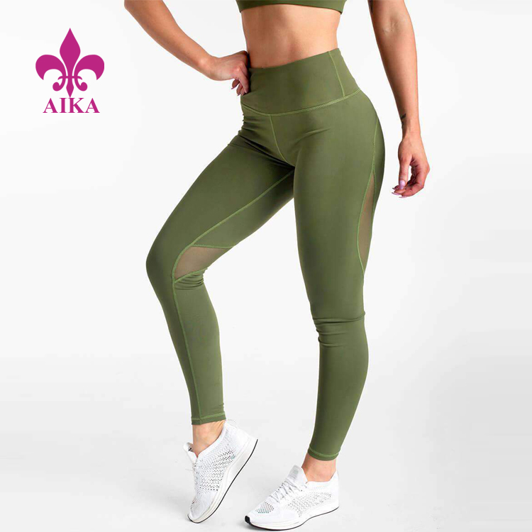 OEM Wholesale High Waist Gym Leggings Yoga Fitness Sports Pants For Women