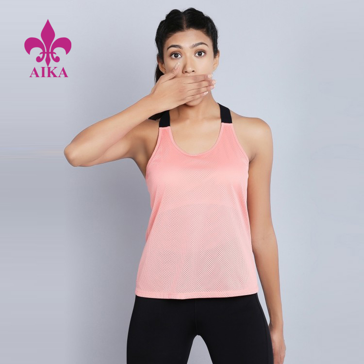 Renewable Design for Sportswear Fitness Wear - Freedom yoga activewear women tank tops little sexy and casual fitness gym wear – AIKA
